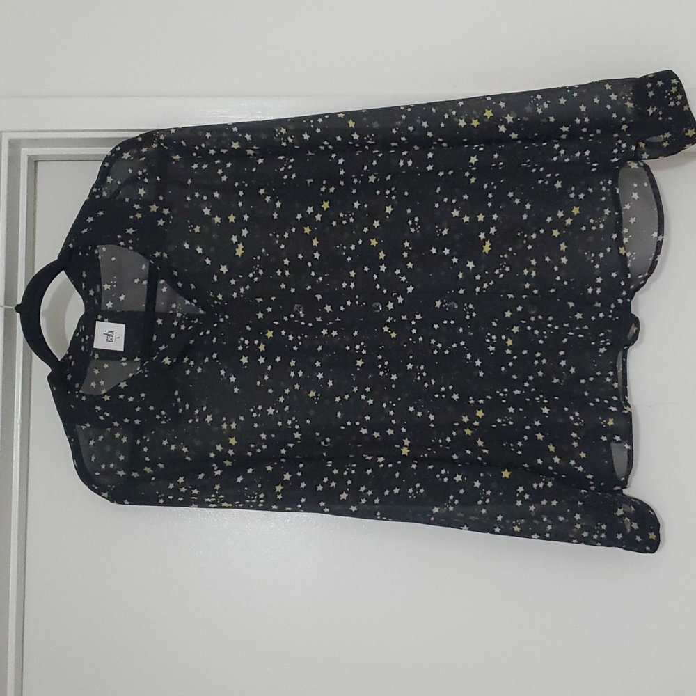 Cabi long sleeve star top